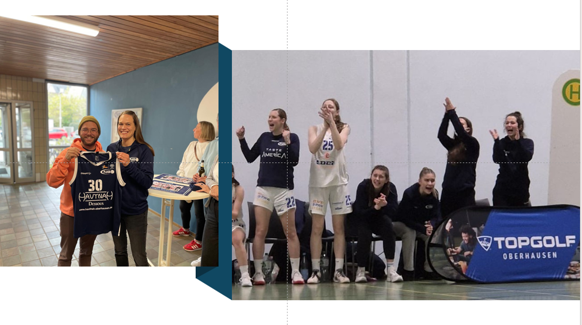 Tom Bodenbinder und Sarah Zierhut in der Halle Ost